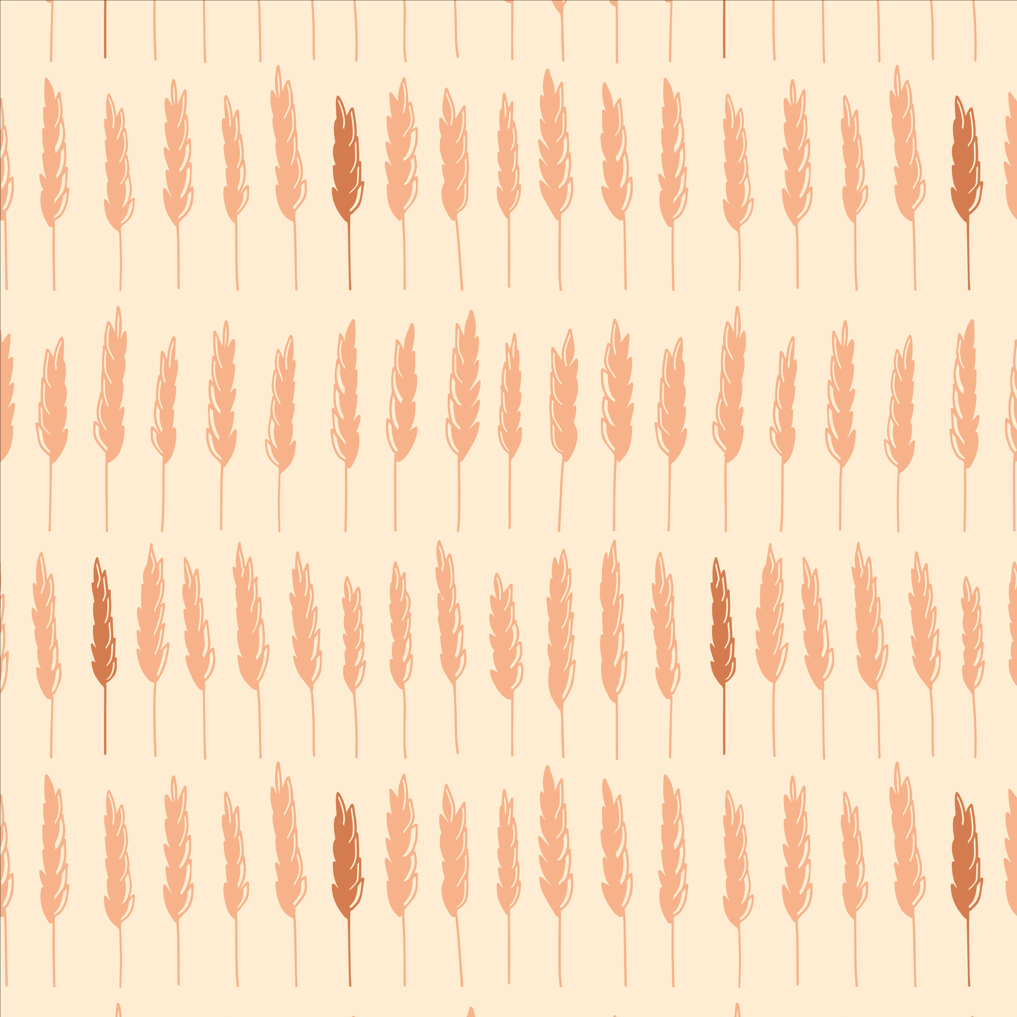 Wheat fields pattern